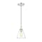 Z-Lite Harper 1 Light Pendant, Polished Nickel & Clear 3034P8-PN - alternate 7